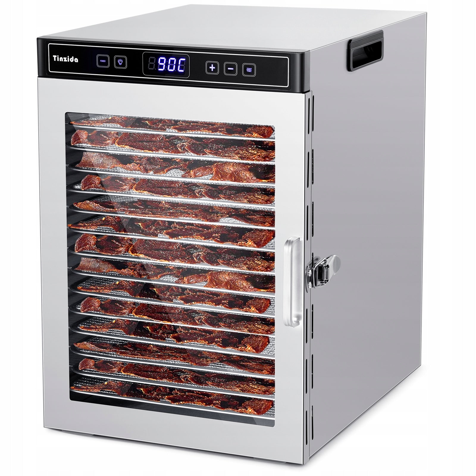 Suszarki żywności Stal nierdzewna 1000 W Tinzida Dehydrator TZD-14C 14 tac