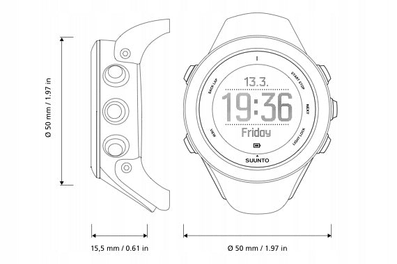 Suunto D6I Novo Strap 24mm Packaging status original