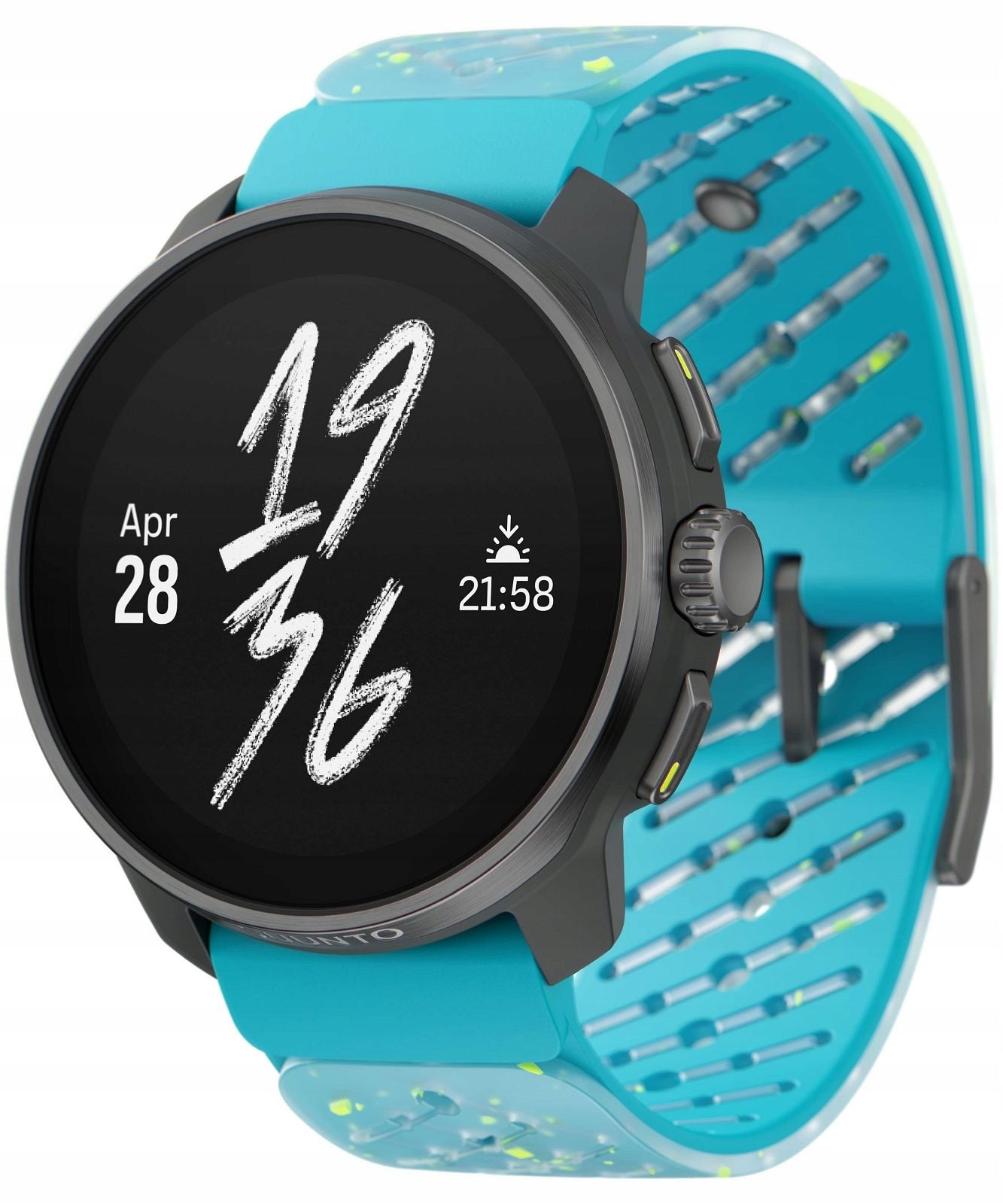 Suunto Race S Titanium Courtney Power Blue Multisport Watch Brand Suunto