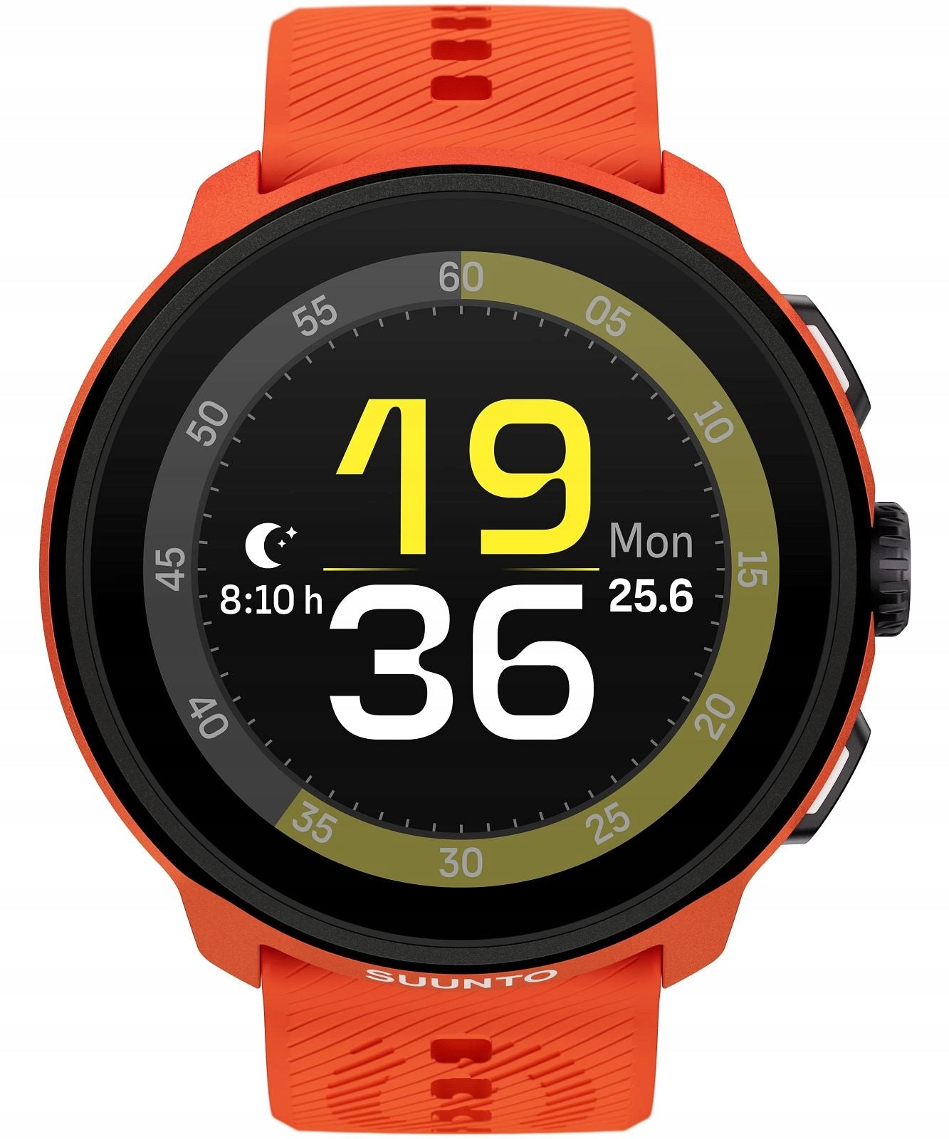 Suunto Run Coral Orange Silicone Strap Suunto-SS051275000 Batteries included yes