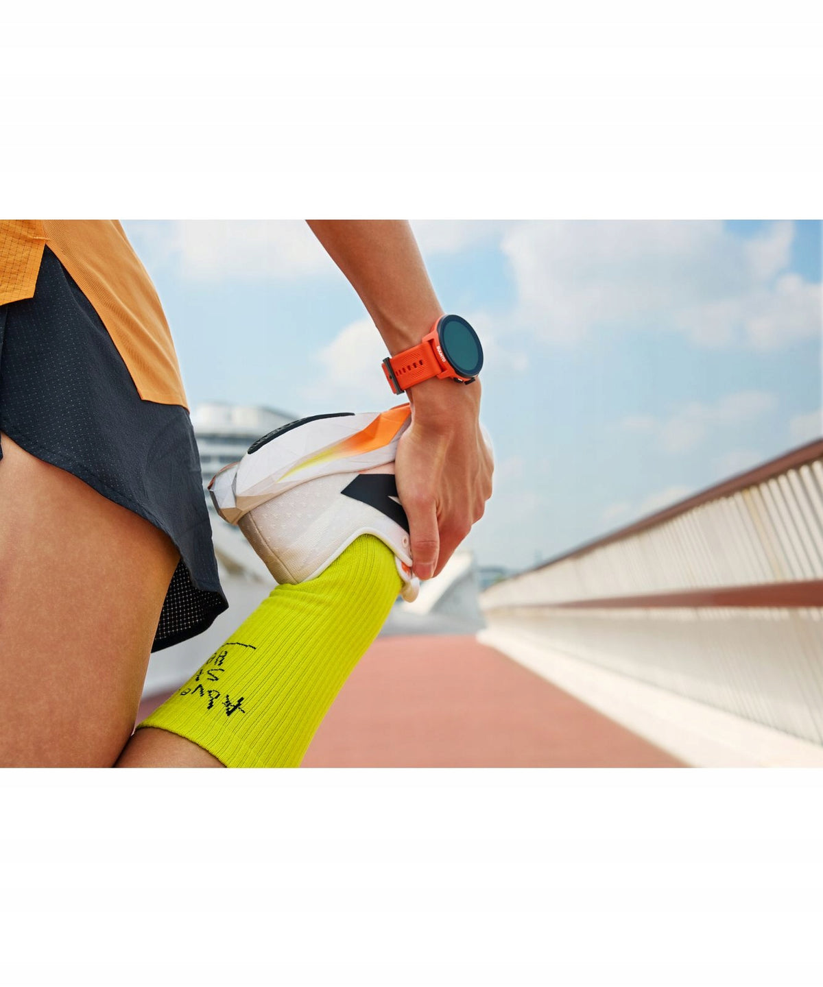 Suunto Run Coral Orange Silicone Strap Suunto-SS051275000 Packaging status original