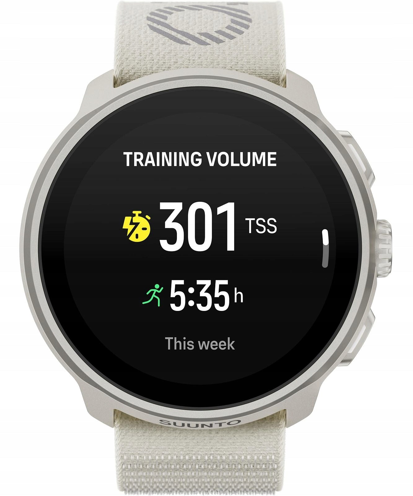 Suunto Run Frost Gray Textile Strap Packaging status original