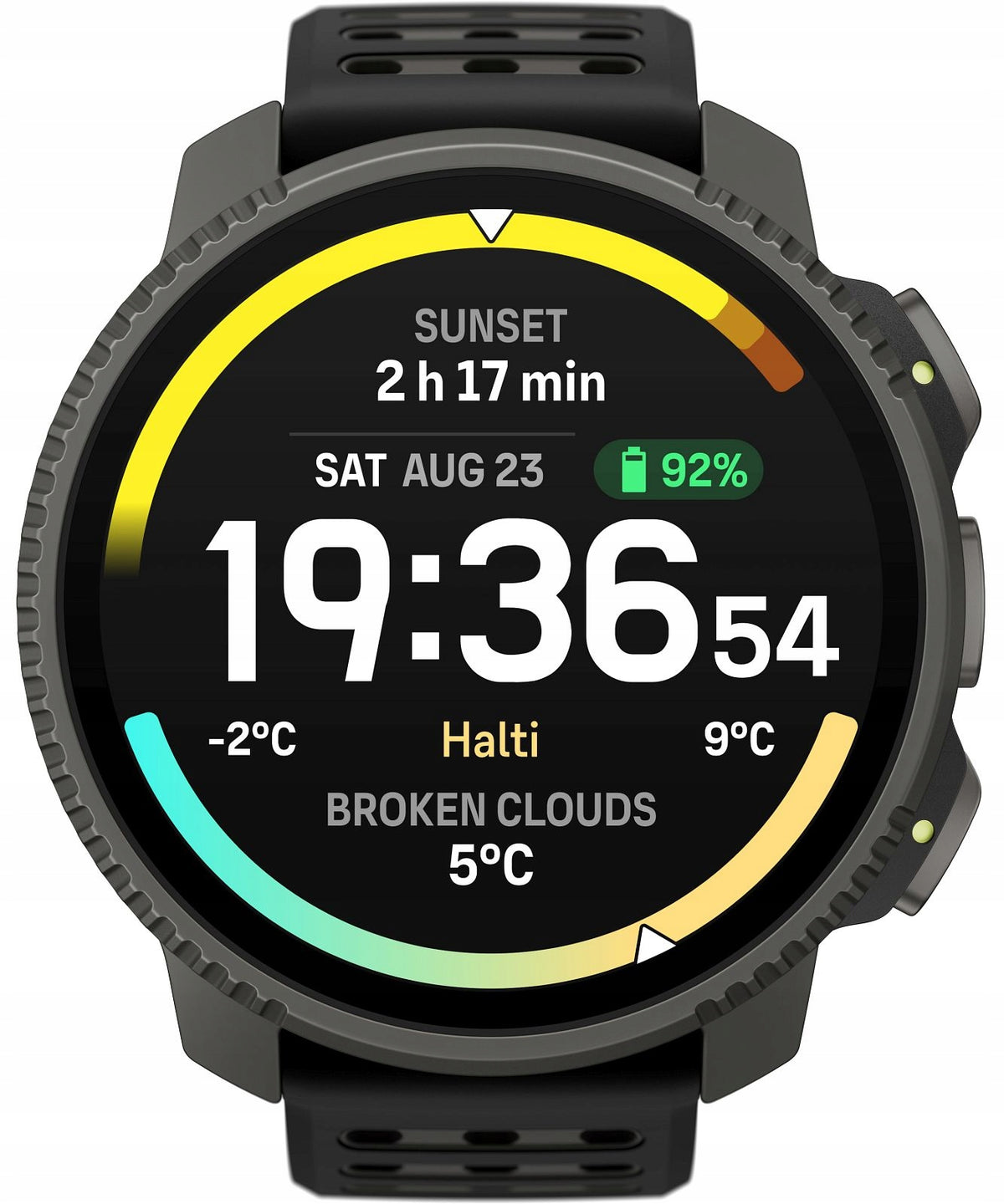 Suunto Vertical 2 Titanium Black Multisport Watch [Sapphire Glass] Strap material other
