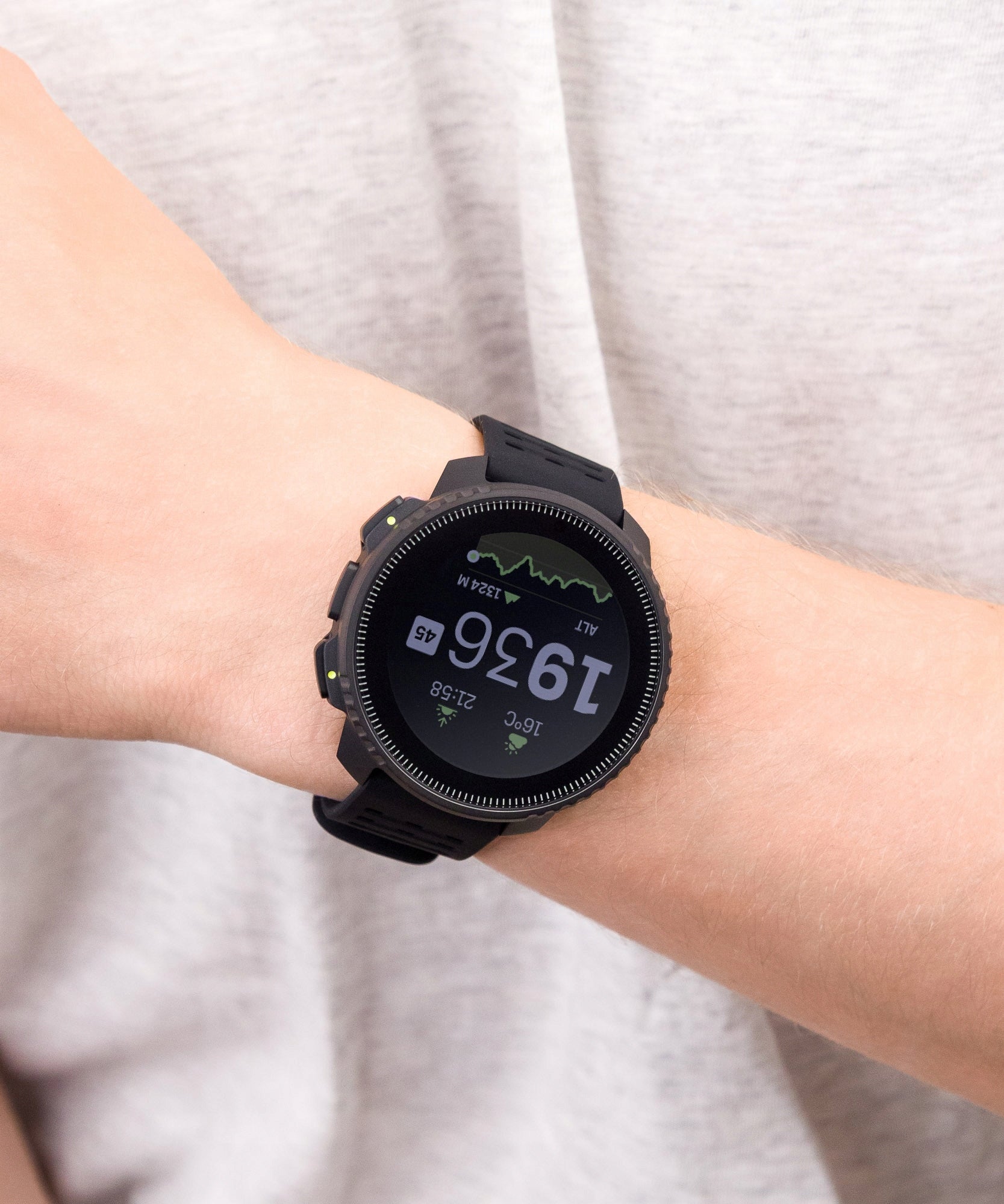 Suunto Vertical All Black Multisport Watch [Sapphire Glass] Strap material other