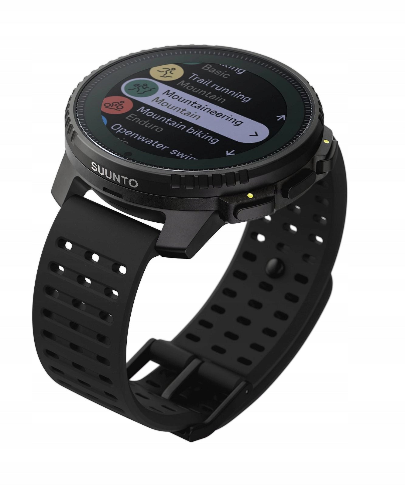 Suunto Vertical Steel Solar All Black Multisport Watch Strap material other