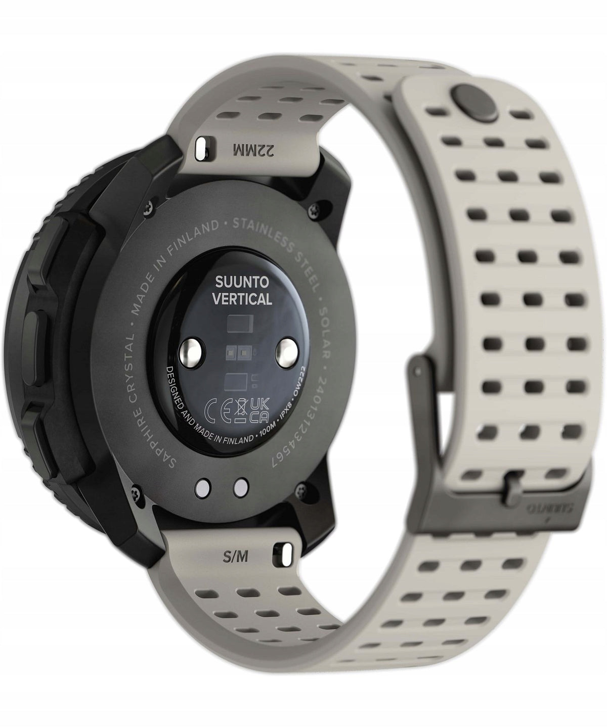 Suunto Vertical Steel Solar Sand [Sapphire Glass] Strap material other