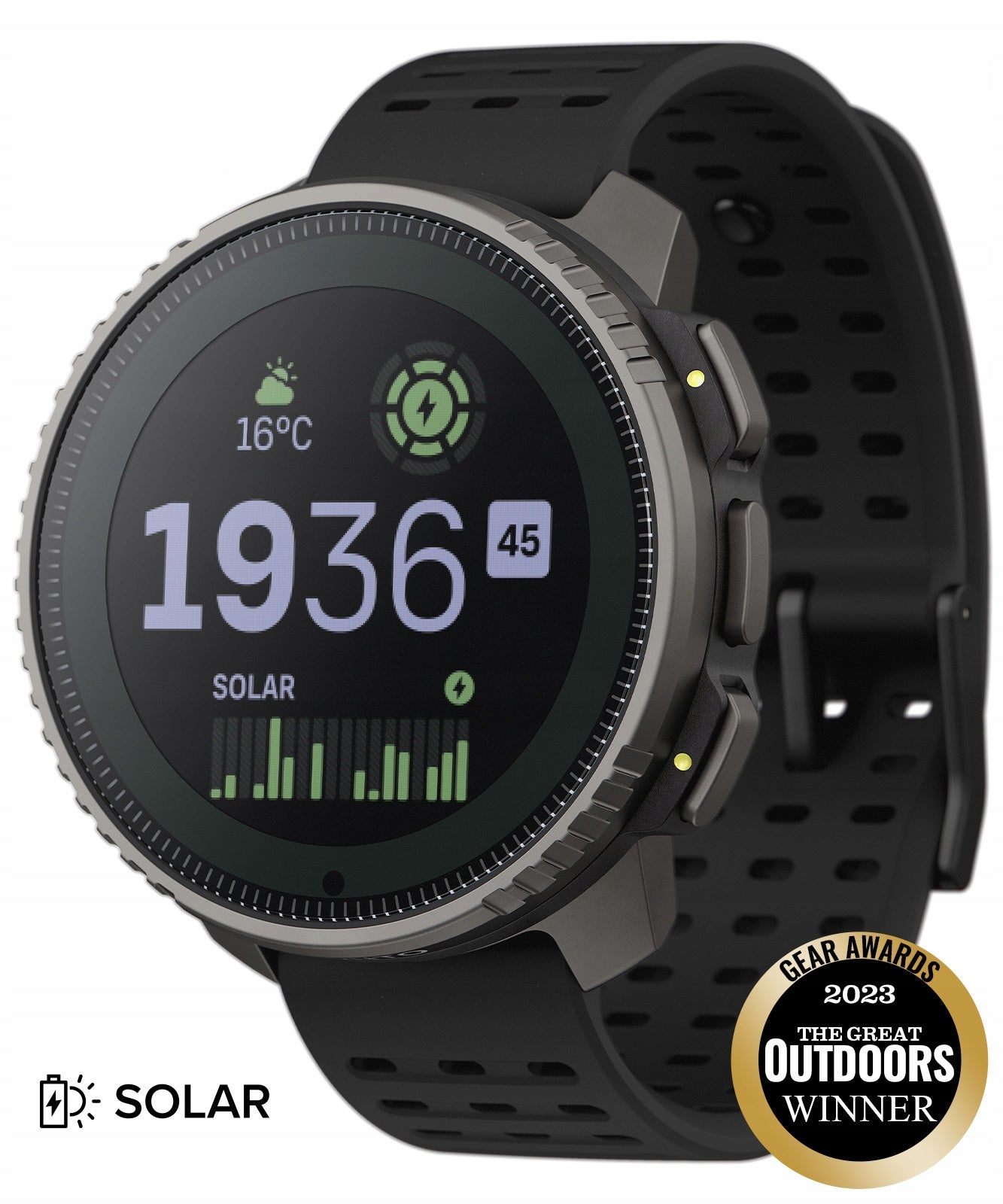 Suunto Vertical Titanium Solar Black Multisport Watch [Sapphire Glass]