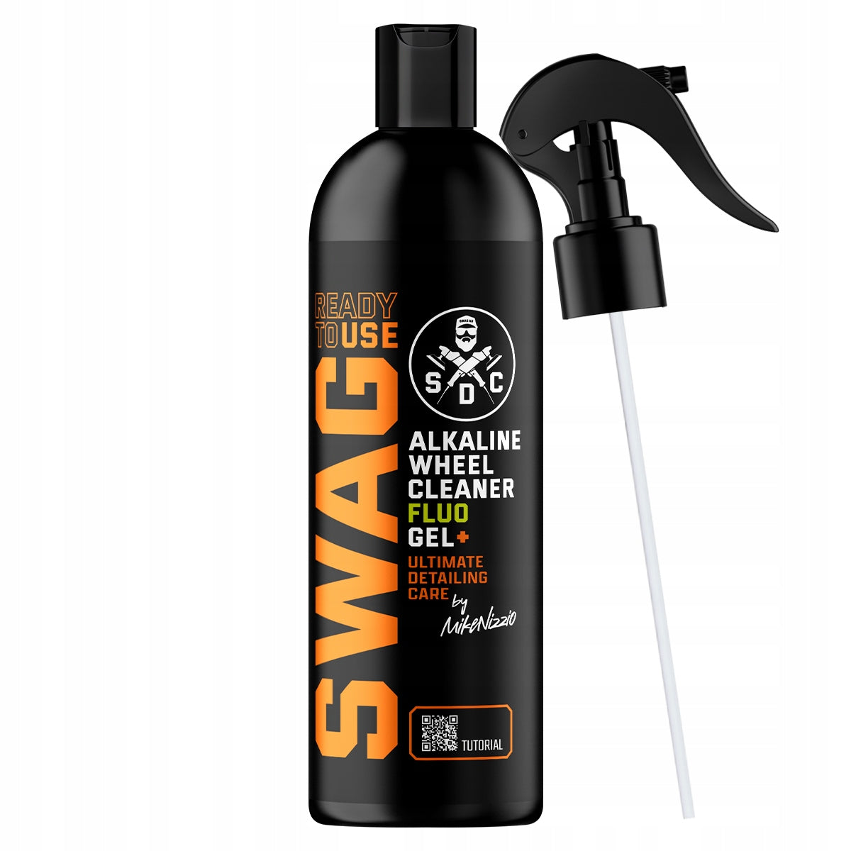 Swag Alkaline Wheel Cleaner Fluo Gel+ 500ml Alkaline Rim Wash Gel Dirt