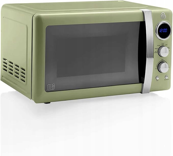 Swan Retro SM22030GNEU Digital Microwave 20L,