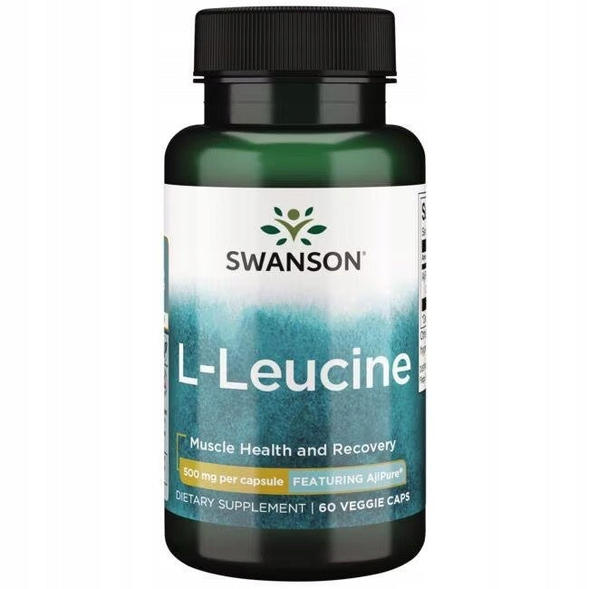 Swanson AjiPure L-leucine 60caps Muscle mass Endurance Regeneration
