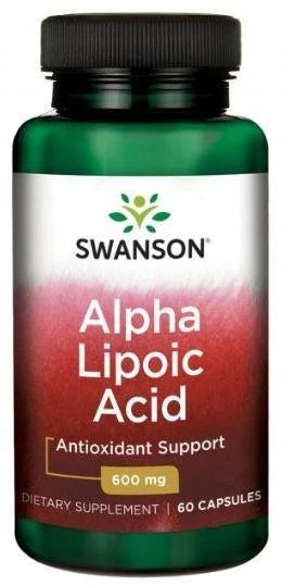 Swanson Alpha Lipoic Acid 600mg 60 capsules ALFA LIPOIC ACID ALA
