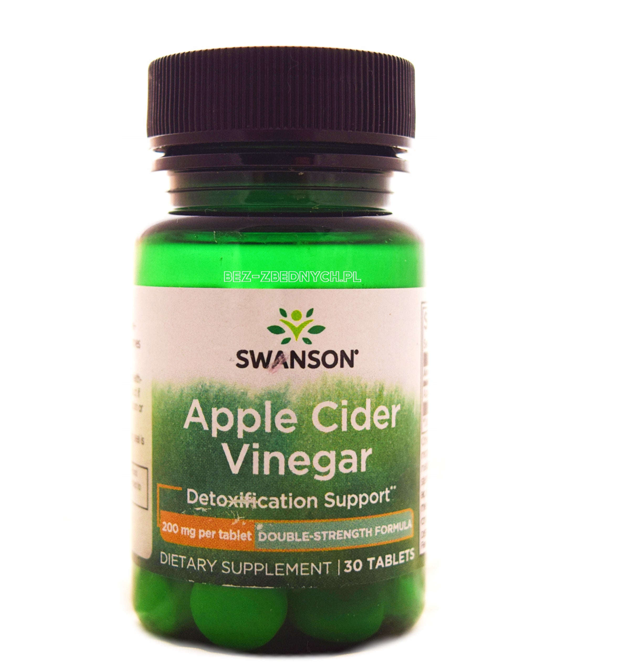 Swanson Apple Cider Vinegar 200mg 30 Tablets - Detoxification
