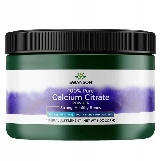 Swanson CALCIUM CITRATE 227g powder bone muscles teeth