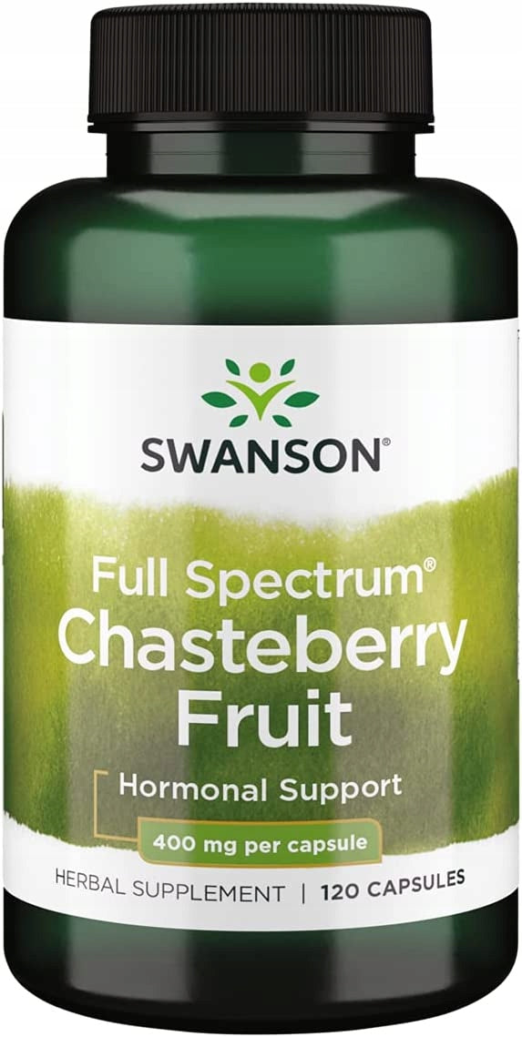 Swanson Chasteberry Fruit 400 mg 120 capsules IMMACULATE