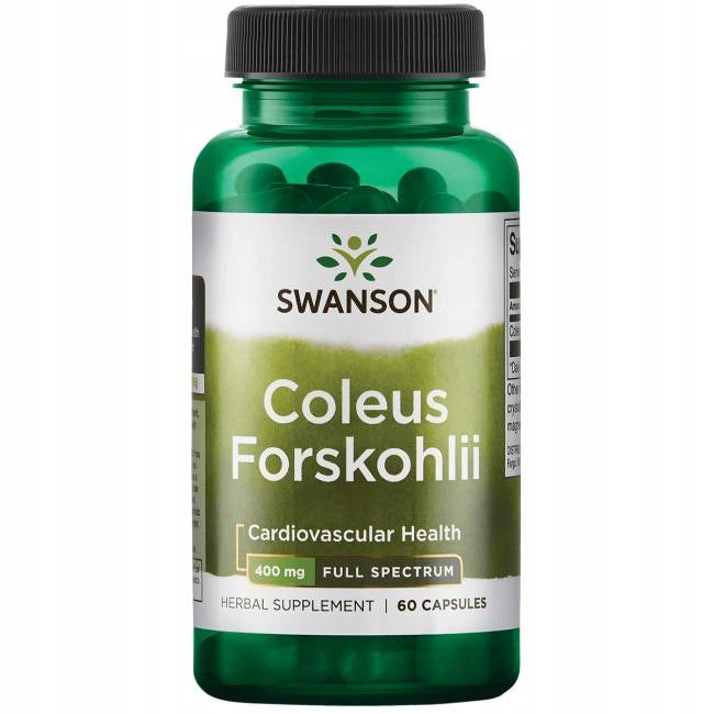 Swanson Coleus Forskohli (Forskolin nettle) 400 mg 60 capsules