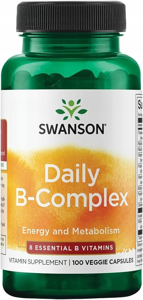 Swanson Daily B-Complex 100 capsules COMPLEX OF B VITAMINS