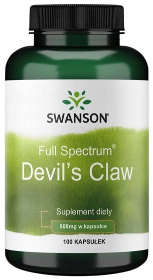 Swanson Devil's claw 500mg 200caps. Devil's claw Regeneration Rheumatism Brand Swanson