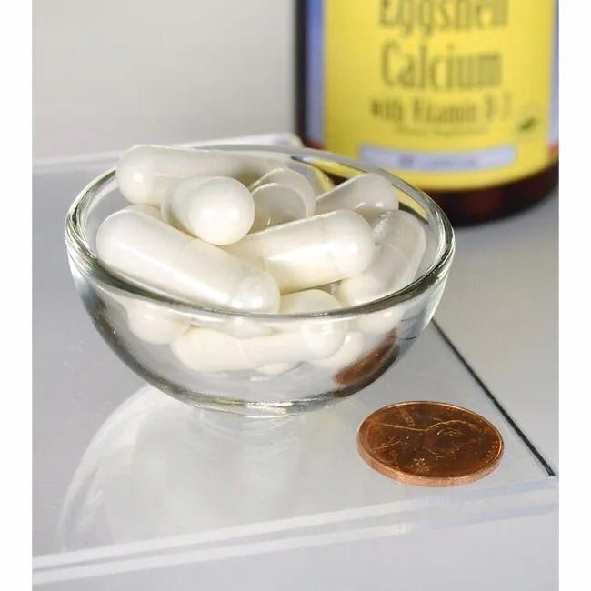 Swanson EGGSHELL CALCIUM Calcium + Vitamin D3 120k HEALTHY BONES TEETH MUSCLES Brand Swanson