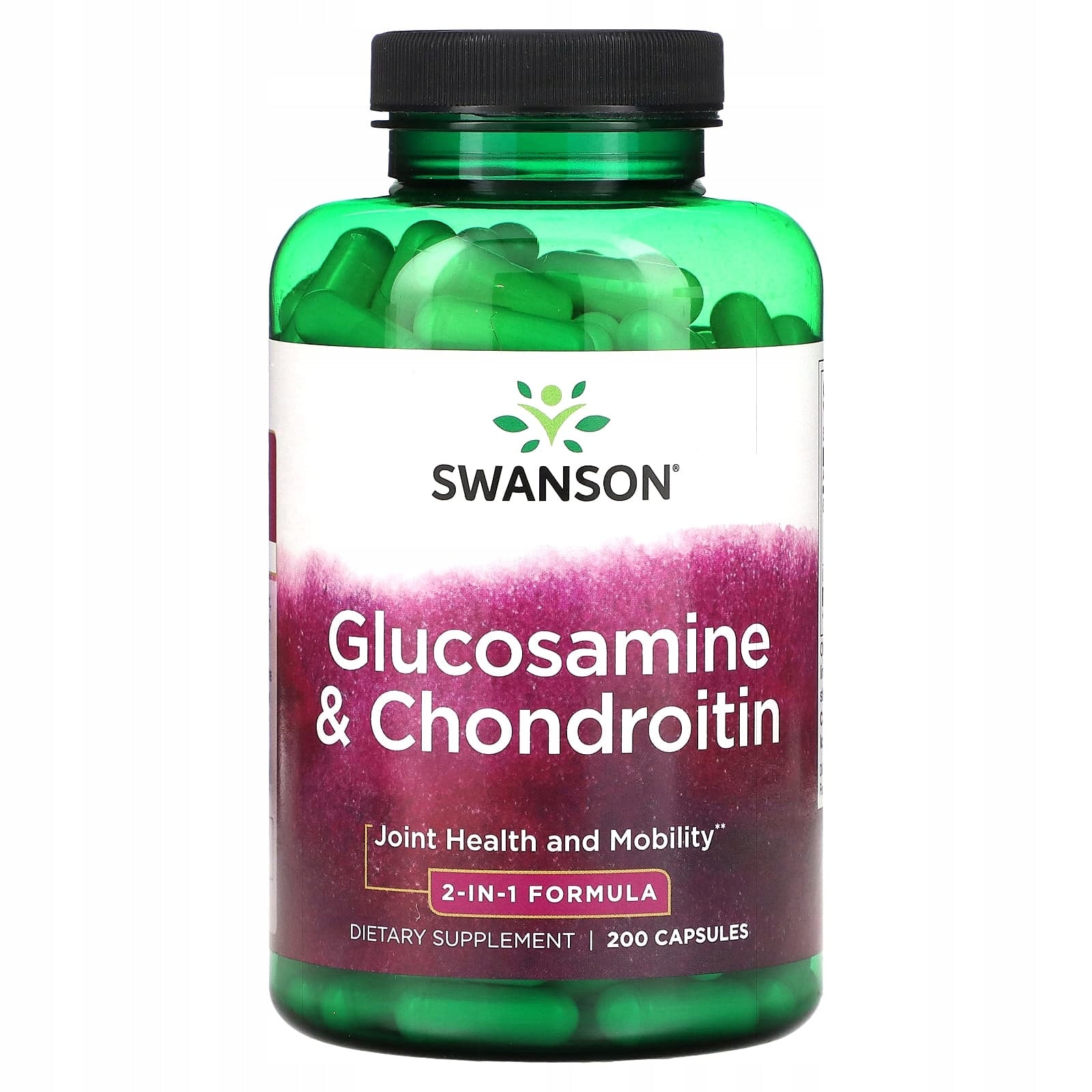 Swanson, Glucosamine and Chondroitin, 200 capsules