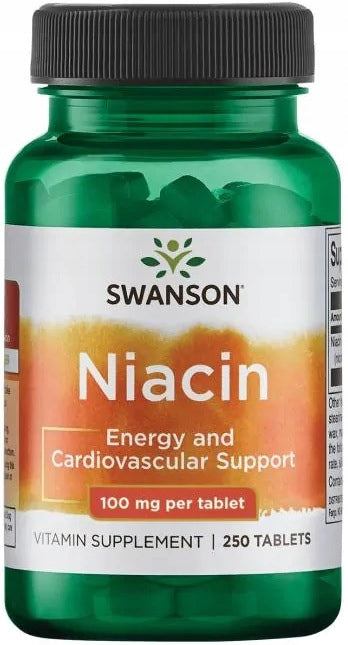 Swanson Health Niacin 100mg 250 tablets