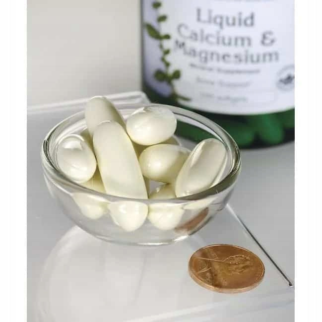 Swanson, Liquid Calcium & Magnesium, 100 Softgeli Brand Swanson