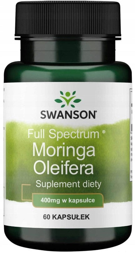 Swanson Moringa Oleifera 400 mg 60 kaps. Anti-inflammatory Resistance Energy