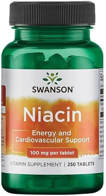 Swanson Niacin 100 mg 250 tablets VITAMIN B3