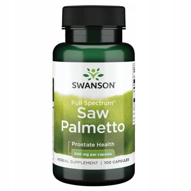 Swanson Saw Palmetto 540mg Prostate Hormonal Balance 100caps. Brand Swanson