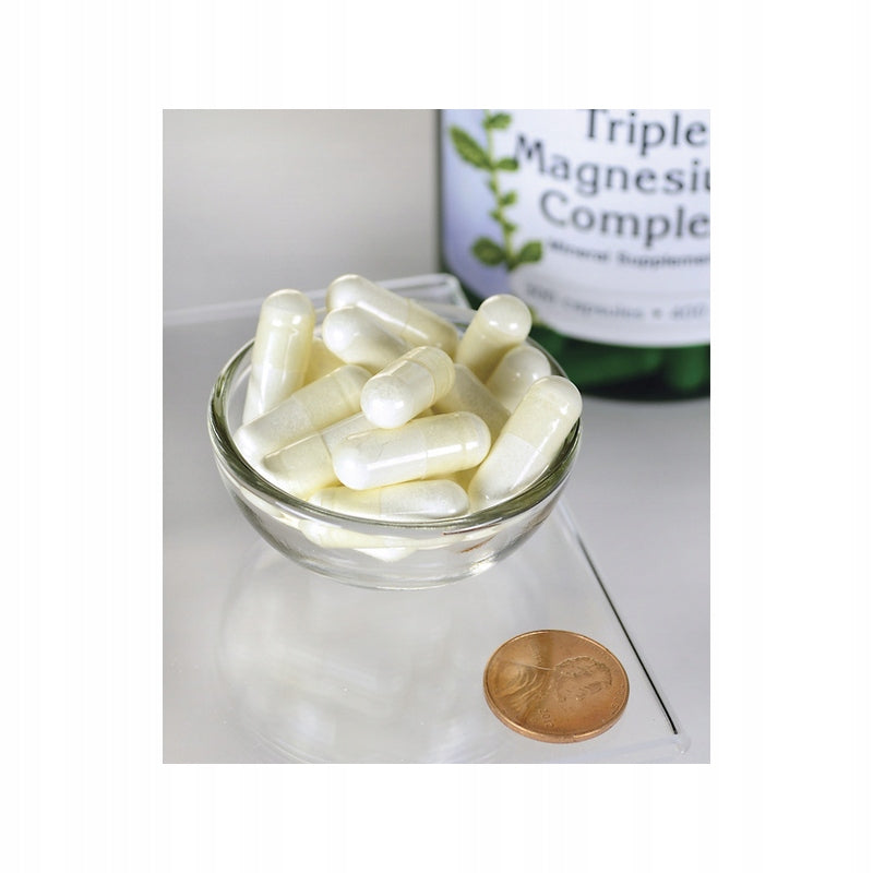 Swanson Triple Magnesium Supports Nerve, Muscle, Bone Health 300k Basic ingredient magnesium