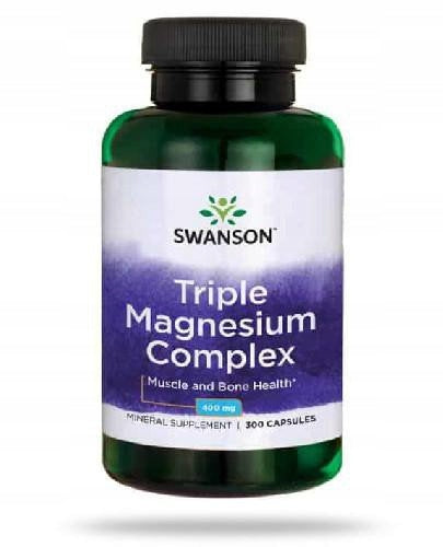 Swanson Triple Magnesium Supports Nerve, Muscle, Bone Health 300k Product weight with unit packaging 0.37 kg