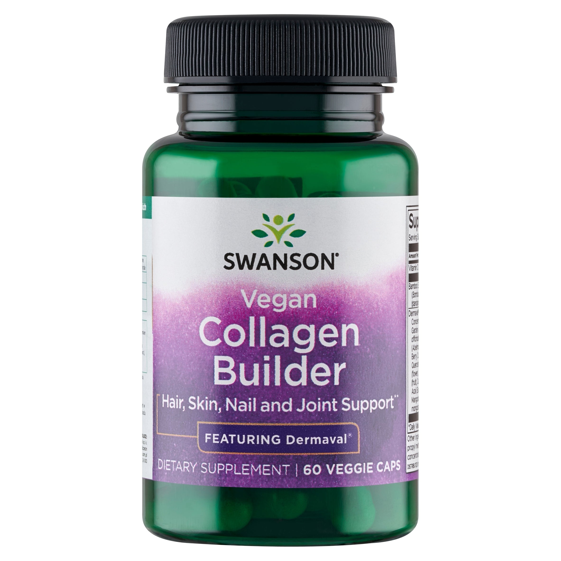 Swanson Vegan Collagen Builder Collagen SKIN NAILS Joints 60 kaps
