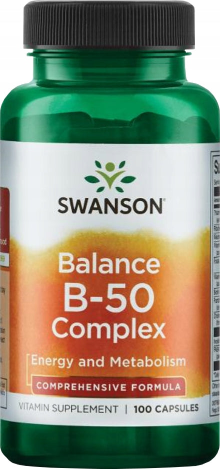 Swanson Vitamin B-50 Complex Group B Vitamin Complex Nervous System 100k