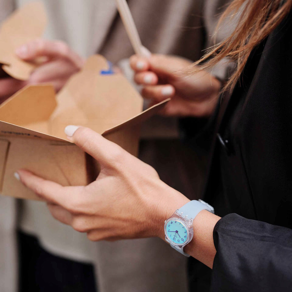 Swatch LK396 Casual Blue Packaging status original