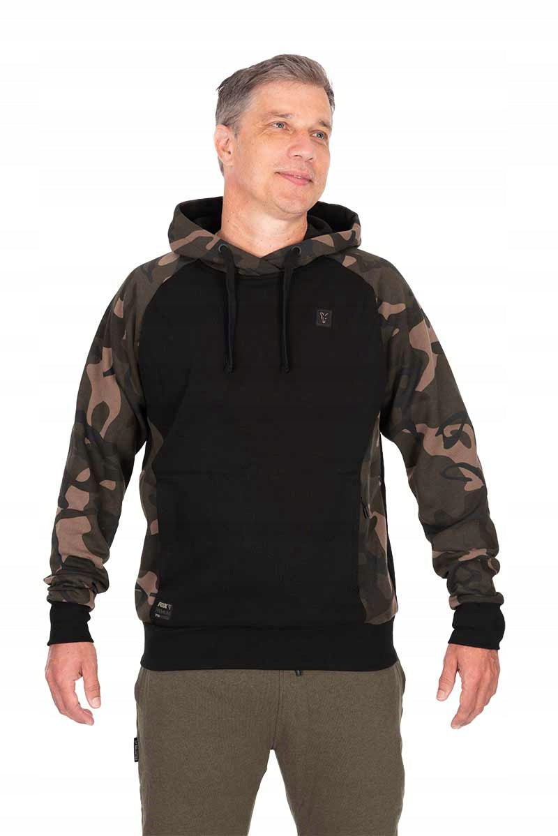 Sweatshirt Fox Premium 310 Hoodie Black/camo Size M