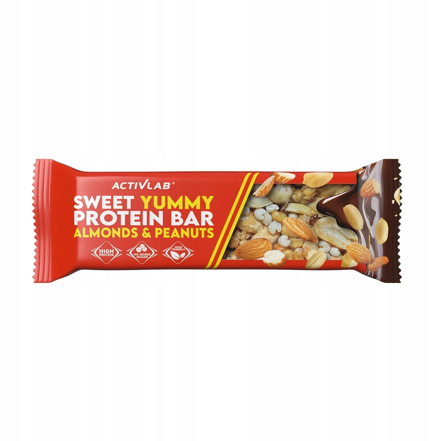 Sweet Yummy Protein Bar Almonds & Peanuts Bar 40 g Almond Nuts