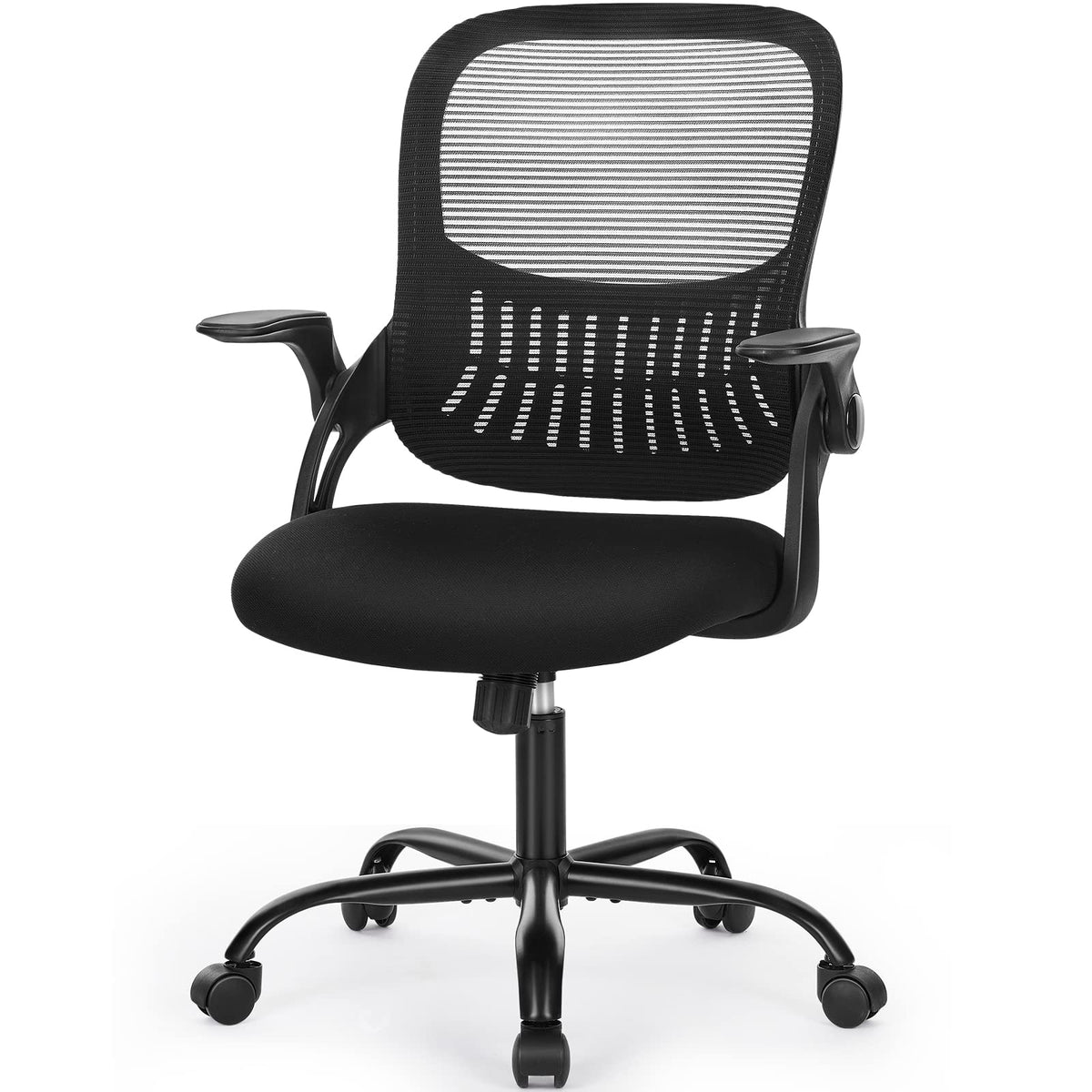 Sweetcrispy Office Chair with Adjustable Armrests