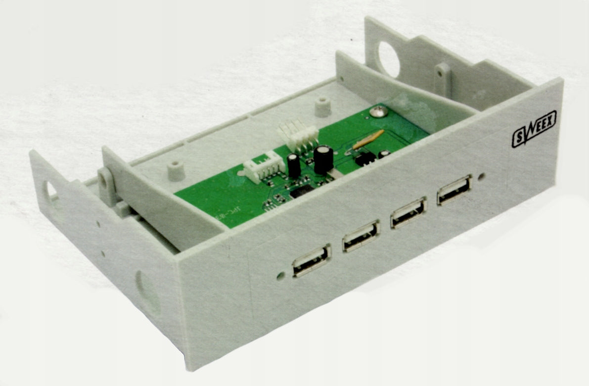 Sweex internal Hub 4 x USB 2.0 White