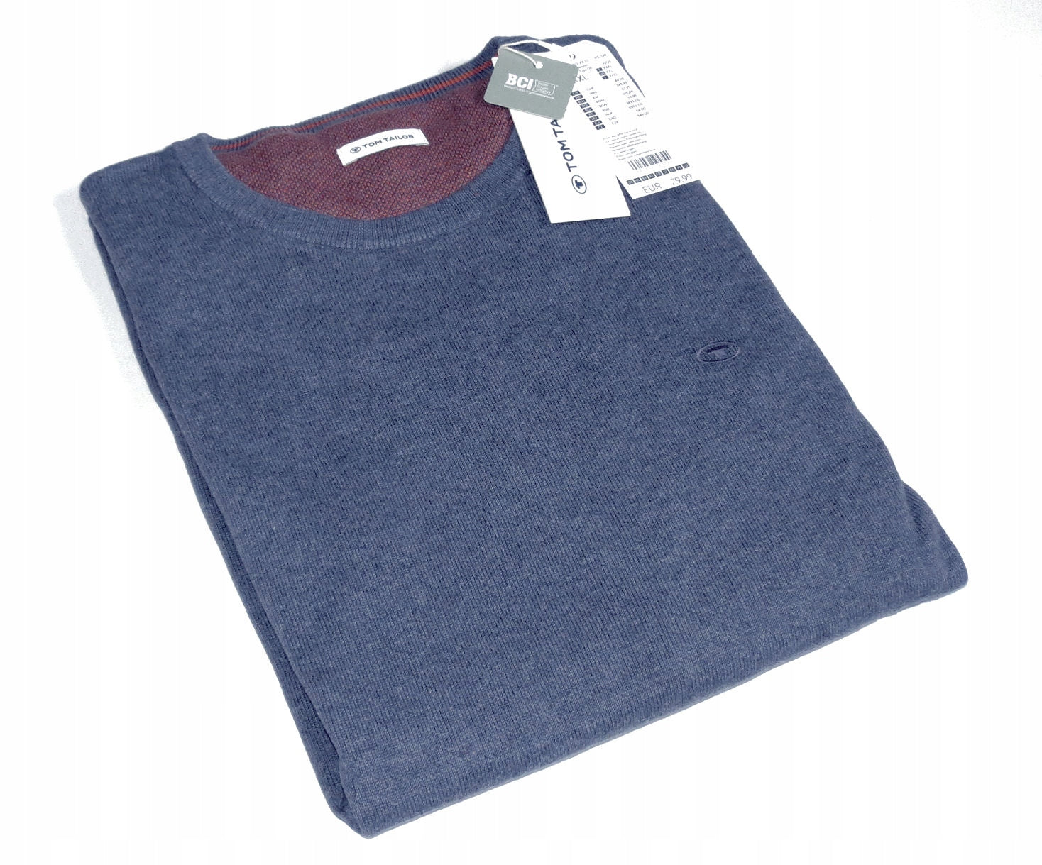 Tom Tailor Herrenpullover, blau 