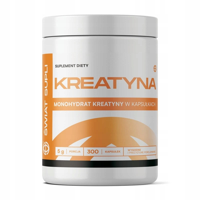 Świat Supli Creatine Monohydrate 300 capsules Monohydrate Creatine Capsules