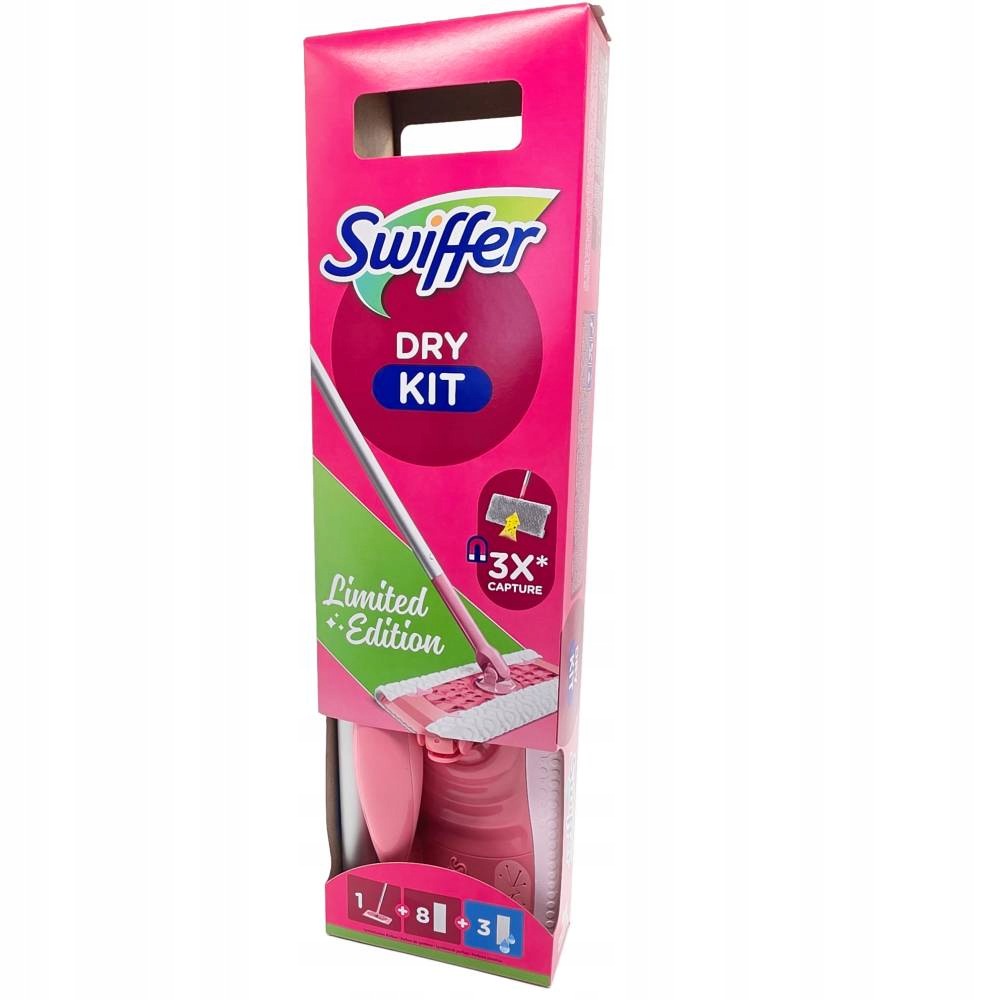Swiffer Pink Limited Edition, Dry + Wet Mopping Kit Packaging status original