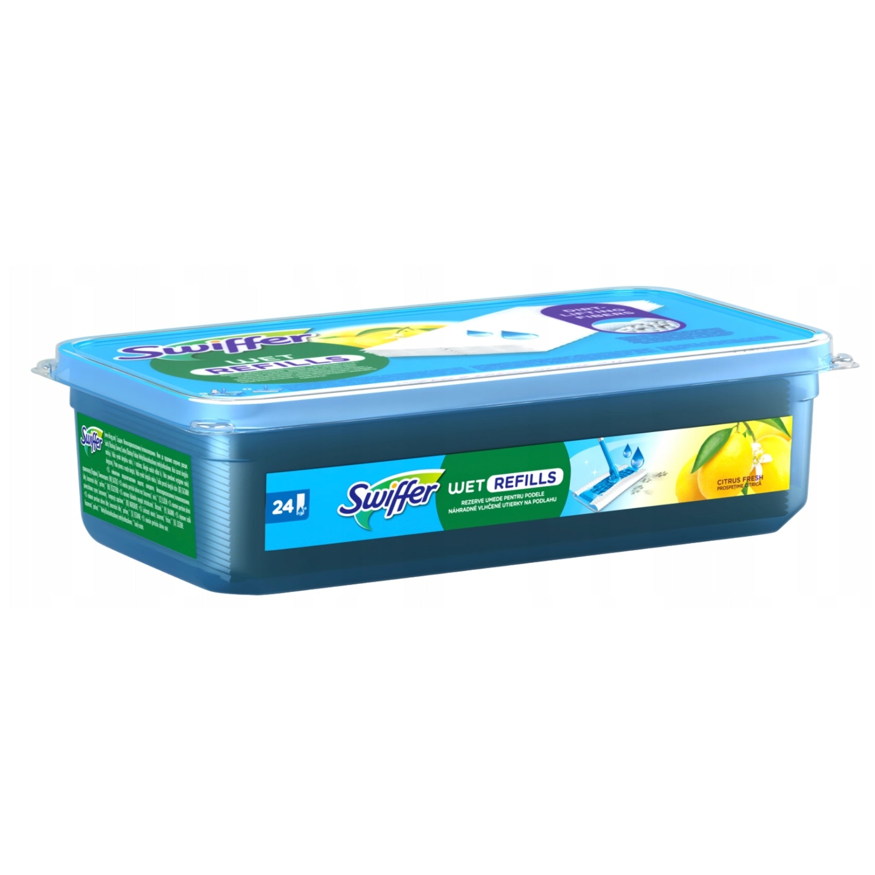Swiffer Wet Refills damp floor cloths 24 pcs Brand Swiffer