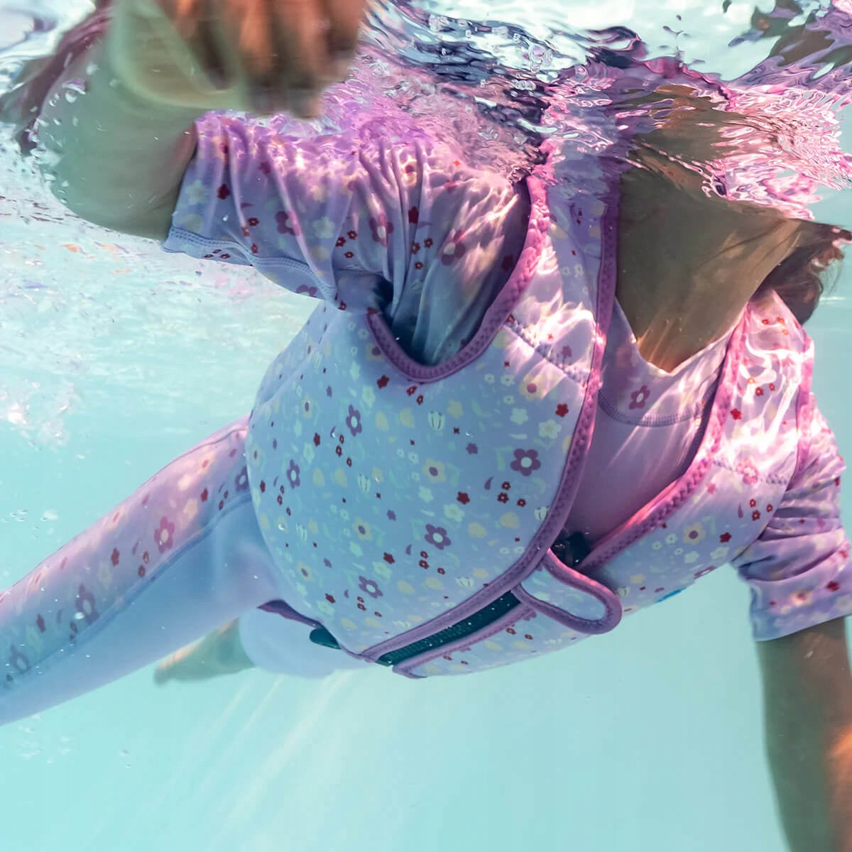 Swim vest Lilac Spring with belt 2-4 years Packaging status original