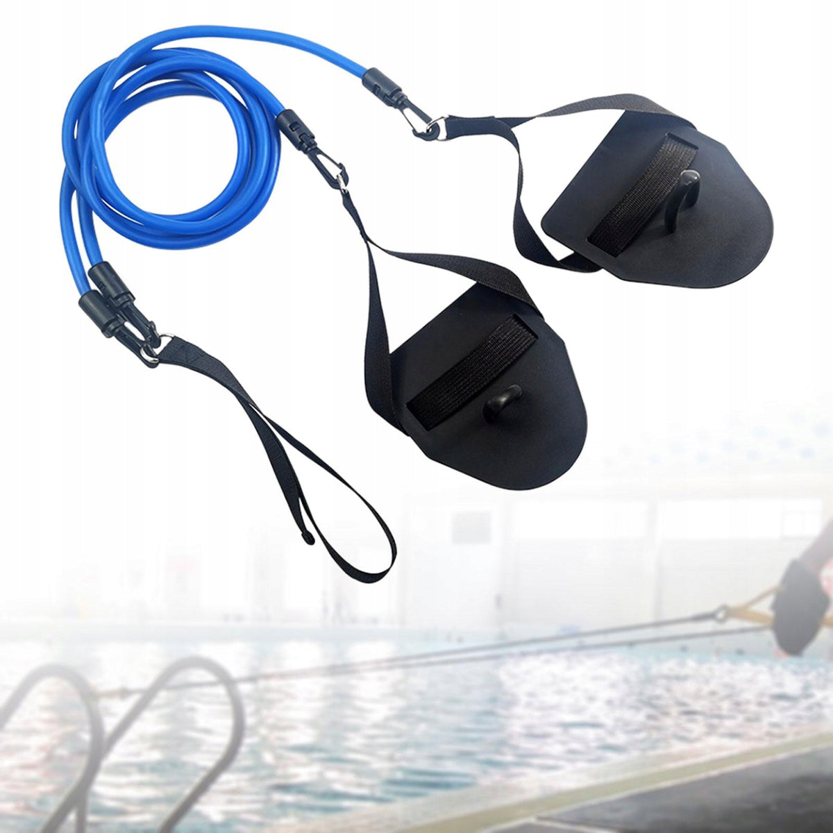 Swimming Arm Trainer Resistance Bands Exercise Bands Builder Blue