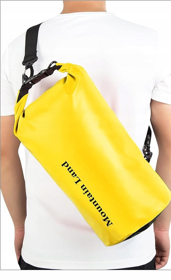 Swimming Bag Waterproof 10L With Interior Pocket Zipper Model Mountain Land Dry Bag 10L