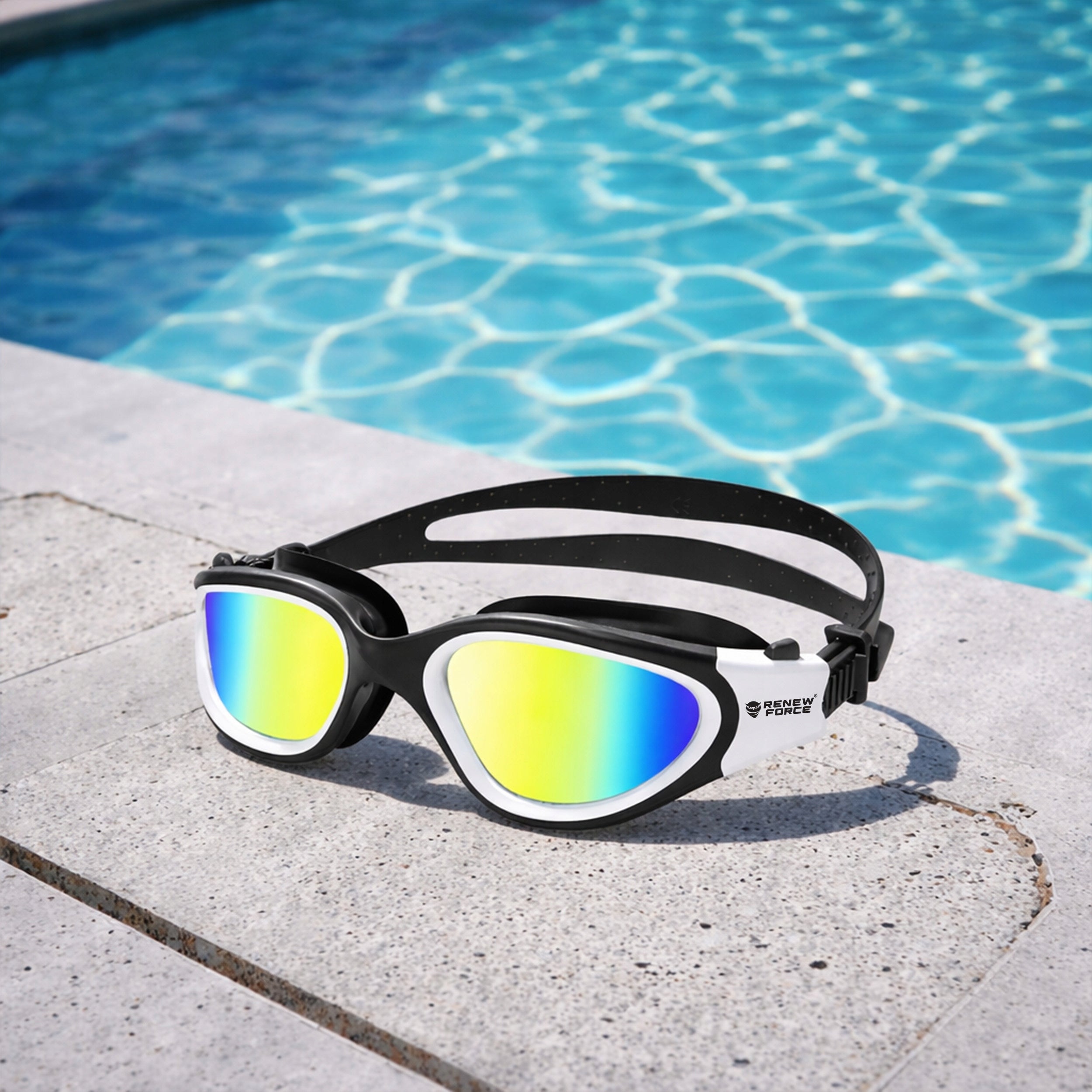 Swimming Glasses Swimming Pool ANTI-FOG Goggles POLARIZATION UV Filter Packaging status original
