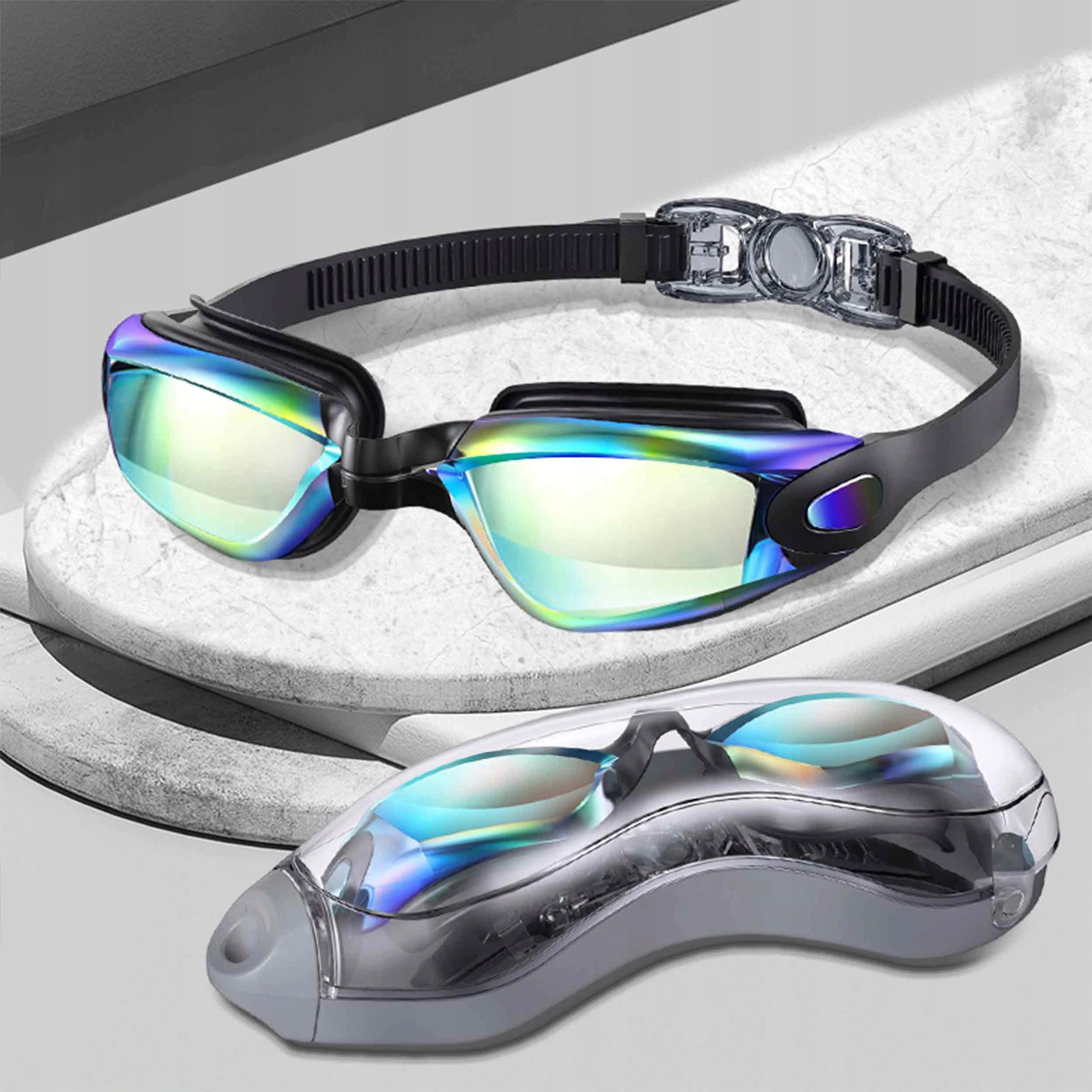 Swimming Glasses Swimming Pool ANTI-FOG Goggles UV Filter + CASE Manufacturer code OKULARY PRZECIWSŁONECZNE DO PŁYWANIA FILTR UV