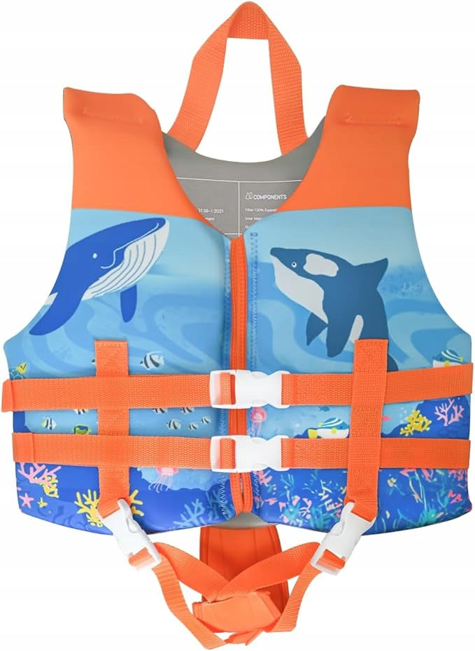 Swimming Learning Vest for Children 4-7 Years 20-28 kg Swimming Pool *M
