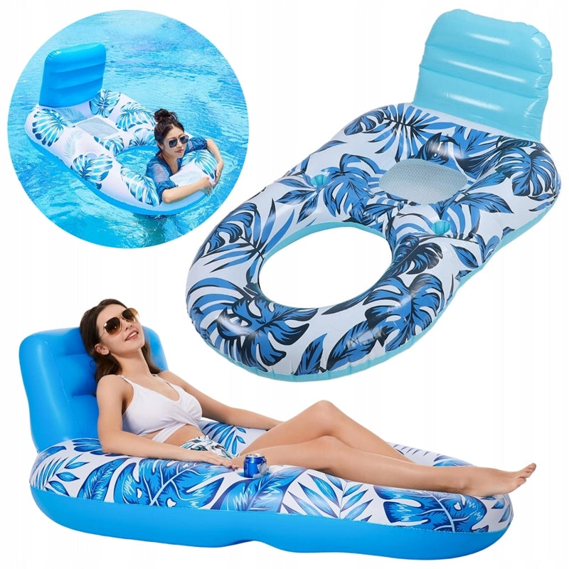 Swimming Mattress Sunbathing Float Water Sun Lounger Inflatable For Water Packaging status original