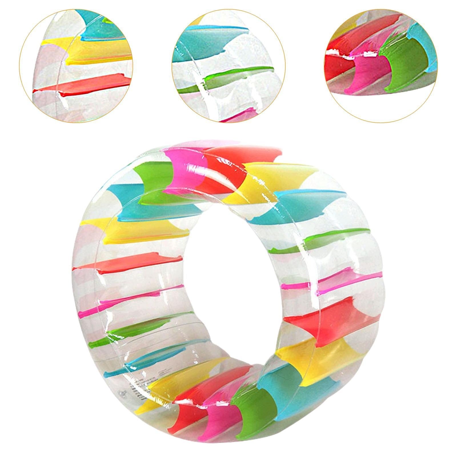 Swimming Pool Float Water Float Inflatable Water Wheel for River 130cmx60cm Packaging status original