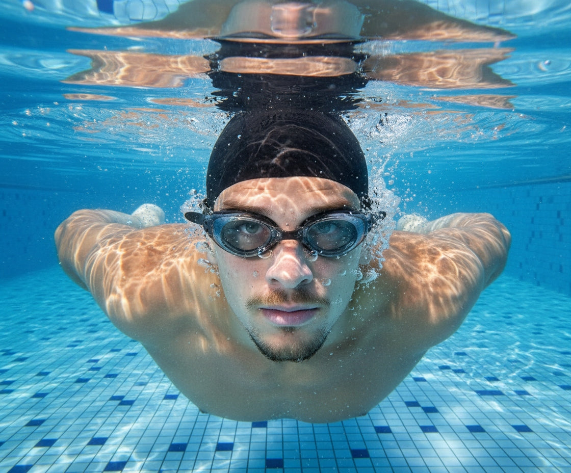 Swimming Pool Glasses Anti Fog Pouch Comfort Silicone Adjustable Strap Manufacturer code Okulary Do PŁywania UNISEX